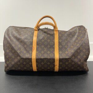 Louis Vuitton Keepall 60 Bandoliere Monogram (JB1282)